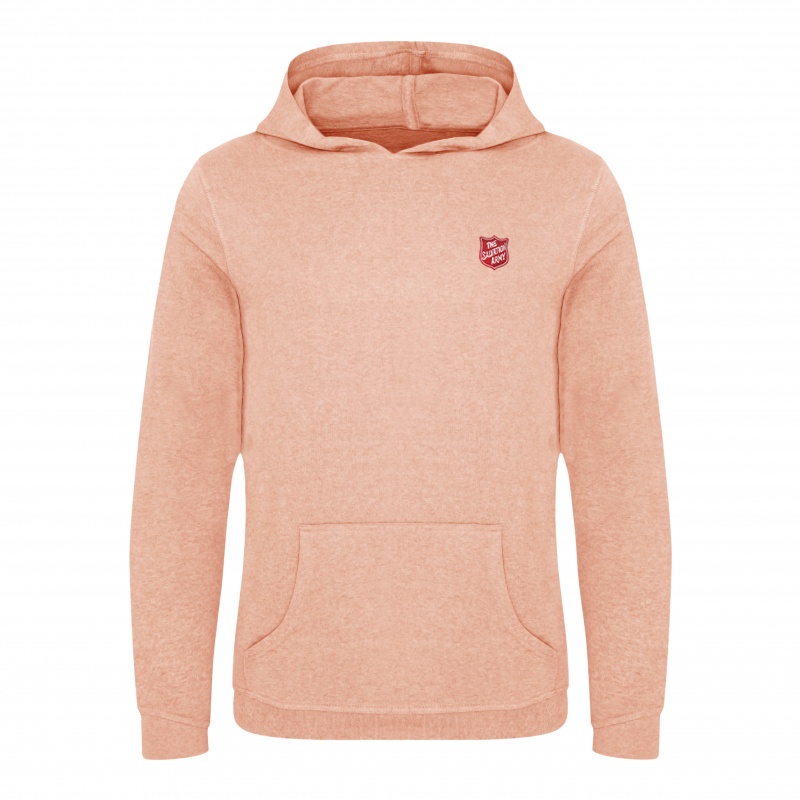 Sustainable Unisex Hoodie in Soft Peach